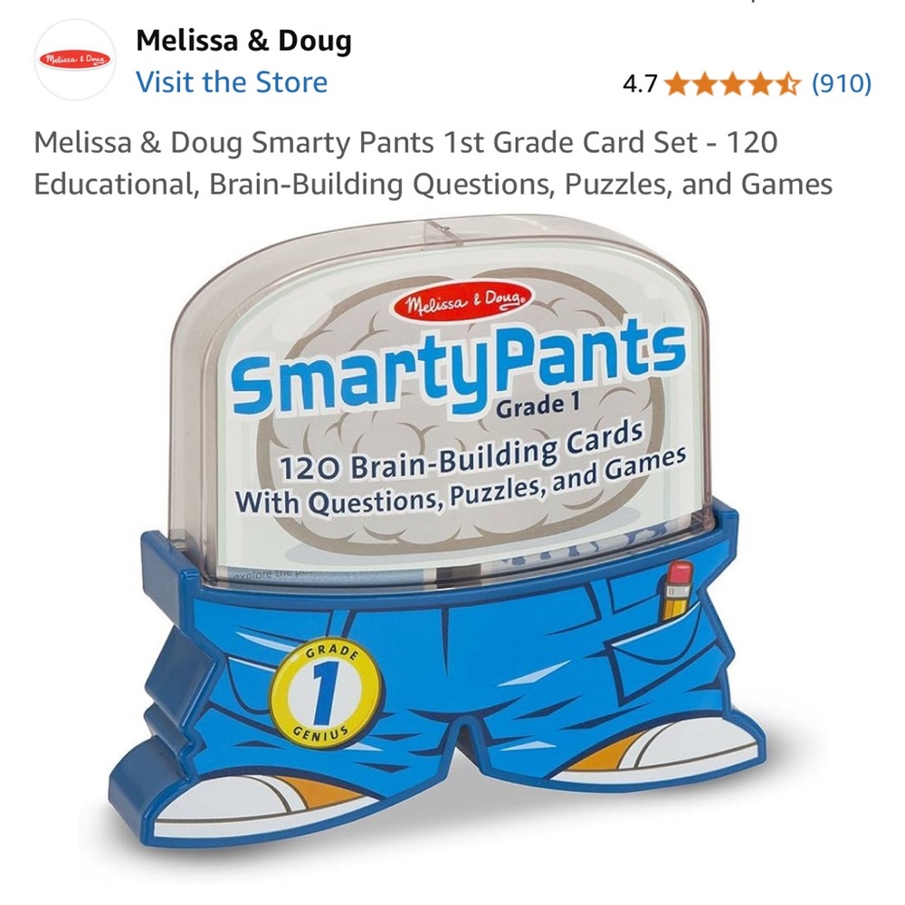 Melissa & Doug smarty pants grade 1